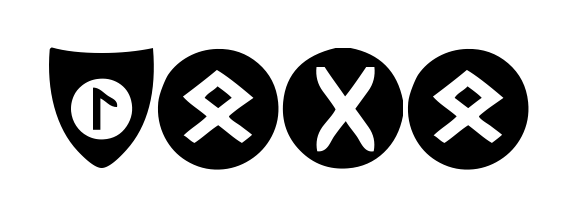 Viking Runes Shields font